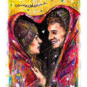 Pareja de enamorados por san valentín