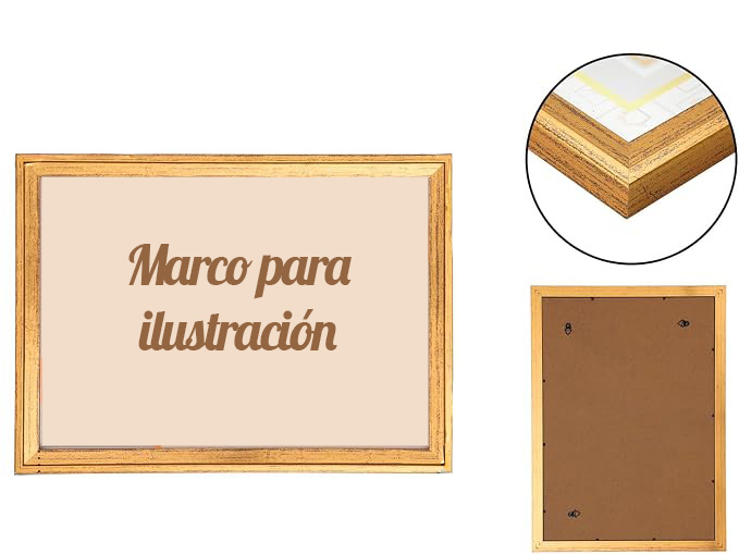 Marco para ilustración A5, A4 y A3